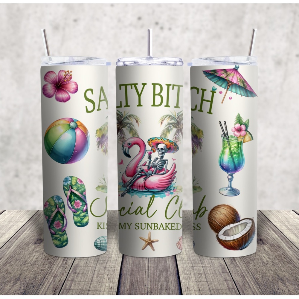 Tropical Themed Tumbler